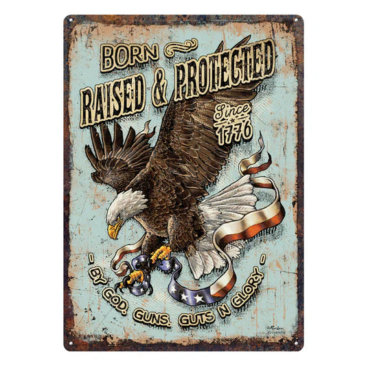 12" x 17" Tin Sign
