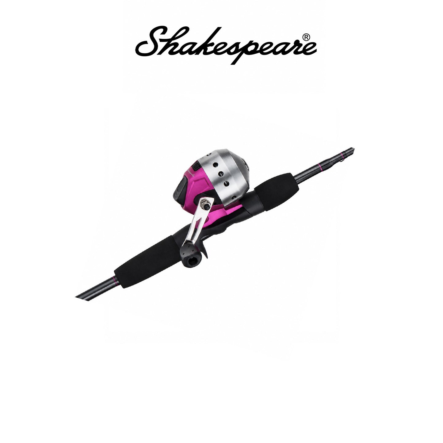 Shakespeare Ladyfish™ Spincast Combo Size 6 Right Handed 5'6" 2-Piece Medium Rod 7-12 lb Line Rating 3.0:1 Gear Ratio