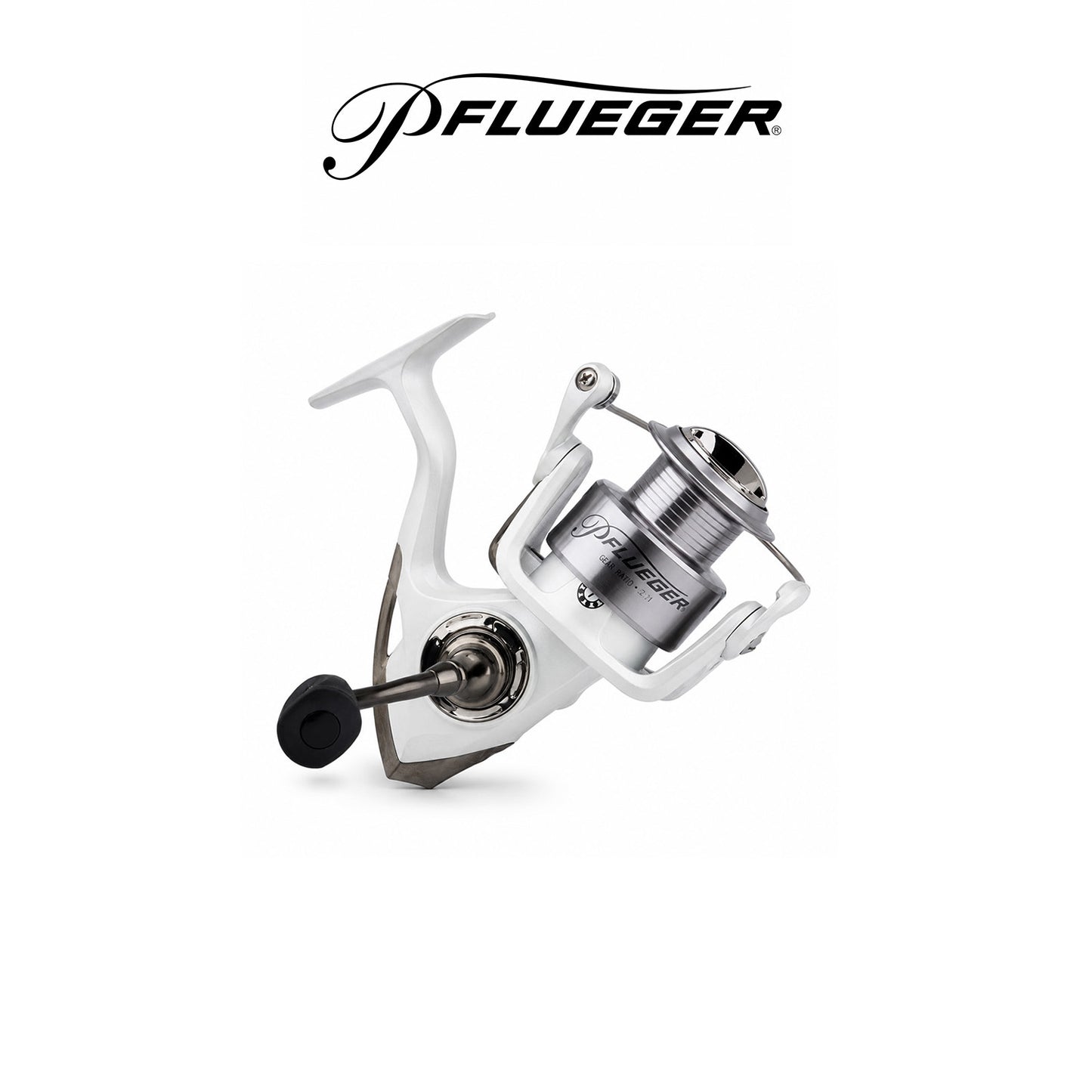 Pflueger Trion® Size 30 Spinning 6 Inch 1-Piece Medium-Light 5.2:1 Gear Ratio 4-10 lb Line Rating Ambidextrous Handle