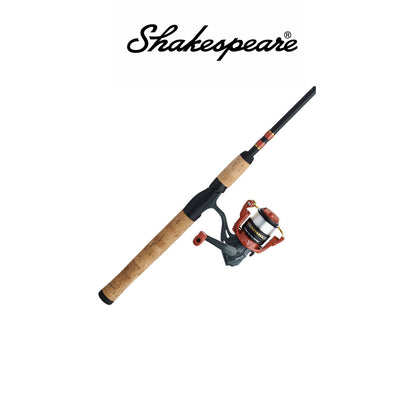 Shakespeare Crusader™ Spinning Combo Size 30 Ambidextrous 5.2:1 Gear Ratio 6' - 7' 2-Piece Medium Rod 6-12 lb Line Rating