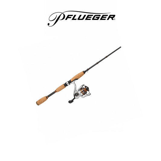 Pflueger Monarch Ambidextrous Spinning Combo Size 20/30/35 R/L 2-Piece 5'6"–7' Medium-Light/Medium 2-12lb Line Rating