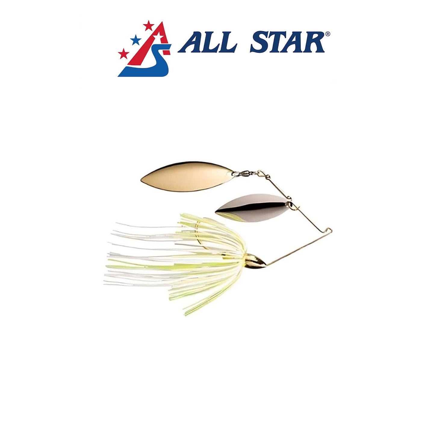 All Star Double Willow Spinner Bait 1/2 oz & 3/8 oz