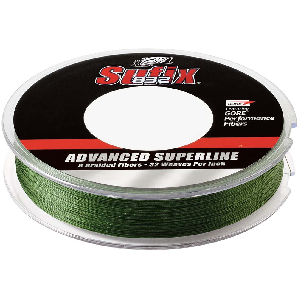 Sufix 832 Braid Line – Low-Vis Green