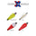 Double X Bubble Lure 12NB Natural Finish – 1/8, 3/16, 1/4 & 3/8 oz