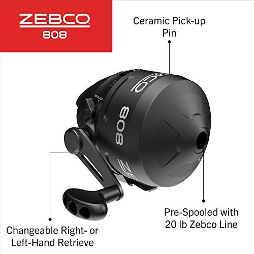 Zebco 808 Spincast Combo - 7' 2-Piece Medium-Heavy Power