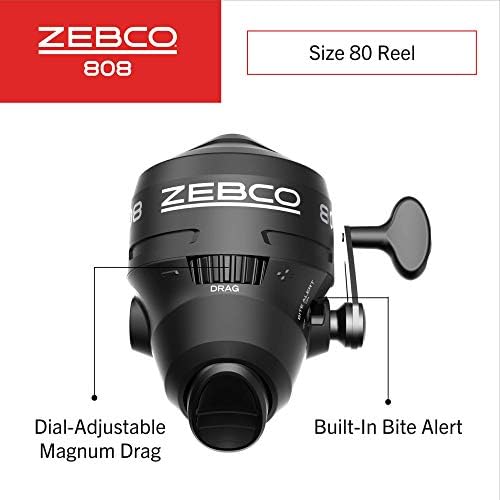 Zebco 808 Spincast Combo - 7' 2-Piece Medium-Heavy Power