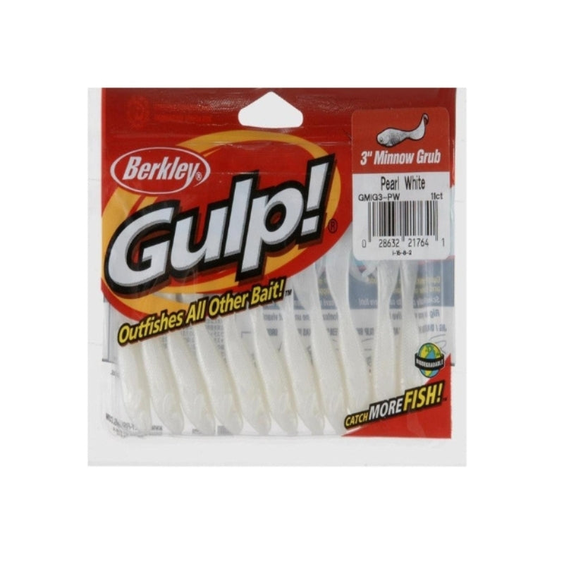 Berkley Gulp Minnow Grub  3"  18 PKG