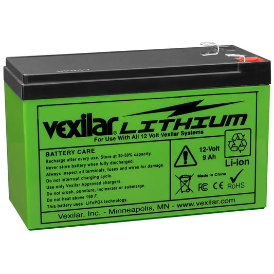12V - 9Ah Vexilar Lithium Battery