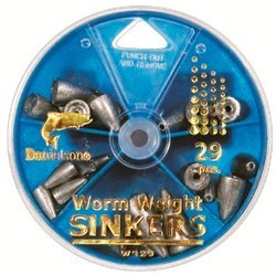 29PC Danielson Worm Weight Assortment